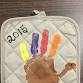 Handprint Turkey Potholder at Giggling Pig event in Bethel, CT