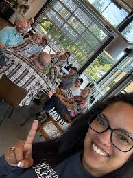 Always nice to connect with community! #CoffeeWithKristine this morning  left us focused