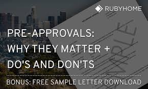 For example, if your monthly income is $5,000 and. Pre Approval Letter Sample Do S And Don Ts