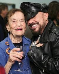 Claude Lalanne, Adrian Dannatt at LES LALANNE Opening at PAUL KASMIN  GALLERY