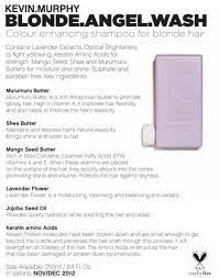 kevin murphy blonde angel wash color enhancing shampoo conditioning treatment glossy hair