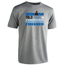 Ironman Official Merchandise Ironman 70 3 Racine 2014 Men S Finisher Tee Gray Tees Iron Man Men
