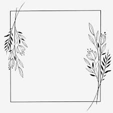 It is a very clean transparent background image and its resolution is 600x437 , please mark the image source when quoting it. Black Square Plant Border Black Lace Border Minimalistic Border Beautiful Border Png Transparent Clipart Image And Psd File For Free Download Bullet Journal Frames Floral Design Drawing Floral Border Design