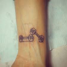 Check spelling or type a new query. 35 Tattoos That Show A Serious Commitment To Fitness Fitness Tattoos Tattoos For Women Dumbbell Tattoo