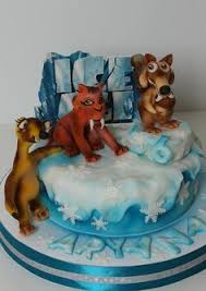 Buz Devri Ice Age Temali Parti Fikirleri Pastalar Inanilmaz Pastalar Pasta Sanati