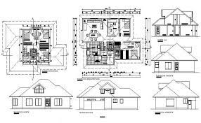 Row House Plan With Detail Dimension In Autocad House Drawing Simple House Plans Open House Plans
