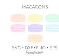 Macaron SVG File, Commercial Use, Macaron Clipart, Cookie Clip Art,  Macaroon, Meringue, French Macaron