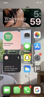 Ios 14 Homescreen In 2020 Iphone Wallpaper App Homescreen Iphone Iphone Home Screen Layout