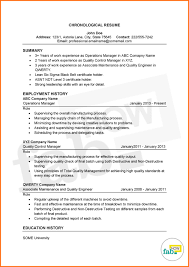 resume order sample! chronological resume