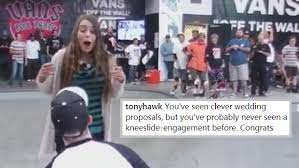 Arbor builds on her legacy of radiant positivity, community leadership, and raw passion for skateboarding. Pro Skateboarder Throws Down Extreme Proposal By Knee Sliding Into His Engagement Article Bardown