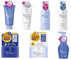 Shiseido Senka Series Perfect Whip Gel Essence White Clay Washing Cleansing Form Pop Design Cosmetic Packaging White Clay