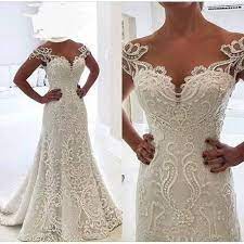 Super Delicate Heavily Beaded Bridal Lace Fabric In Ivory Black For Wedding Gown Bridal Dress Pr Sheer Wedding Dress Bridal Lace Fabric Cheap Wedding Dress
