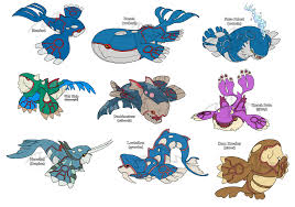 Kyogre Variations by Mariannefosho on DeviantArt | Concept art characters,  Pokemon drawings, Emoji art