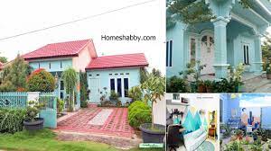 Untuk membuat warna perabot makin menarik, digunakan cat biru pada gambar diatas. Bisa Di Contoh Kombinasi Warna Cat Rumah Nuansa Biru Yang Menenangkan Homeshabby Com Design Home Plans Home Decorating And Interior Design