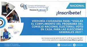 Donde votar ecuador elecciones 2018, te proporcionaremos una herramienta con la que podrás conoce el procedimiento para saber donde debes ir a votar en ecuador en las elecciones de 2018. Convocatoria Para Vigilar Voto En Casa