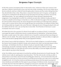 A sample short answer essay with some problems. How To Write A Response Paper Guidelines With Examples