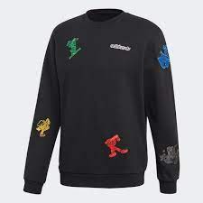Adidas Goofy Crew Sweatshirt Black Adidas Singapore