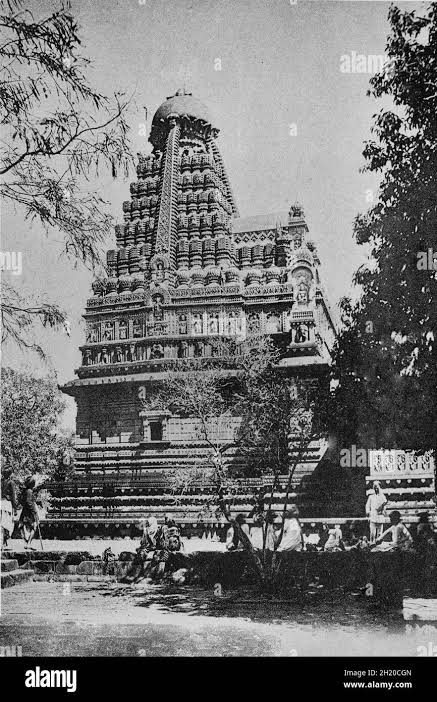 Near shiva temple Black and White Stock Photos & Images - Alamy