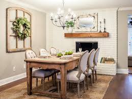 How you can make your dining room more handsome and the food served looks more savory. Joanna Gaines Design Tips Diy A Rustic Dining Room Hgtv S Decorating Design Blog Hgtv