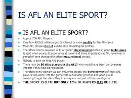 Development Of Afl Players Lists Recommendations From Afl Finals Statistics And Correlations With Elite Sport Loris Bertolacci Ppt Download