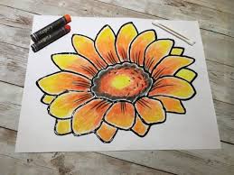 I have taught my daughter about a few famous artists. O Keeffe Pastel Flower Art Little Bins For Little Hands