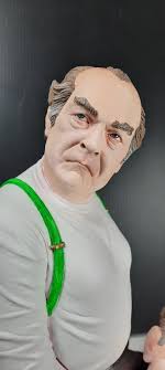 Blair monster, mini figures from board game The Thing, paint by me. I have  done.