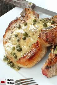 Seared Pork Chops In Caper Sauce Recipe How To Feed A Loon Recipe Pork Recipes Recipes Seared Pork Chops
