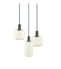 normann copenhagen hanglamp amp goud glas groen marmer o14x17cm hanglamp glas gouden keuken