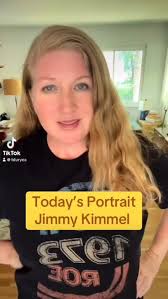 Watch me paint Jimmy Kimmel! #epsteinlist #jimmykinmel @jimmykimmel  #freespeech