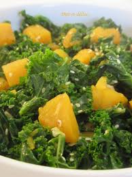 Poelee De Chou Kale Et Potiron Aux Graines De Sesame Recette Choux Kale Chou Kale Recette Recette Chou Vert