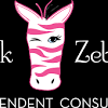 Zebra print elegant stylish modern professional business card. 3