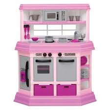 Kitchen For Kids Play Set Pretend Play Girls Pink Plastic Toy Deluxe Toddler New Kitchenforkids Pink Play Kitchen Toy Kitchen Set Play Kitchen Accessories