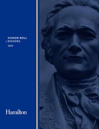2024 Honor Roll of Donors by Hamilton College