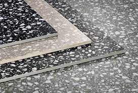 It consists of chips of marble, quartz, granite, glass, or other suitable material, poured with a cementitious binder (for chemical binding), polymeric (for physical binding), or a combination of both. Outdoor Terrazzo Tile 24 X 24 Flooring Tile