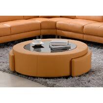 Finished wood, brass, glass, acrylics & more. Orange Coffee Tables You Ll Love In 2021 Wayfair