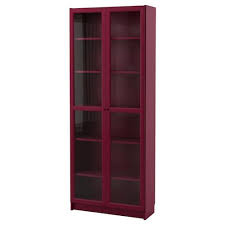 Billy Oxberg Bookcase With Glass Doors White 47 1 4x11 3 4x79 1 2 Ikea Bookcase With Glass Doors Ikea Bookcase Billy Bookcase