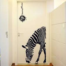 Zebra Wall Decal Zebra Sticker Zebra Decor Vinyl Wall Stickers Art Graphics Removable 166 Zebra Decor Zebra Wall Decals Wall Stickers Living Room