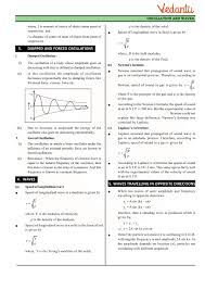 Cbse class 12 physics electromagnetic waves. Class 11 Physics Revision Notes For Chapter 15 Waves