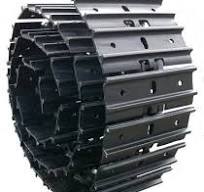 Steel tracks for a CAT 305