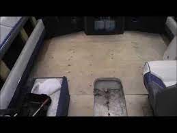 Cheap Fix For A Rotten Boat Floor Part 1 Of 2 Installing New Plywood Diy Boat Seats Boat Flooring Ideas Diy Boat