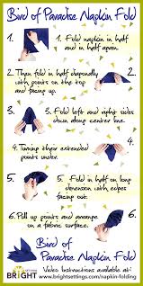 Bird Of Paradise Napkin Folding Instructions Bird Of Paradise Napkin Fold Napkin Folding Napkins Fold