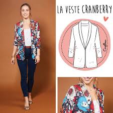Veste Cranberry Craftine Veste Patron
