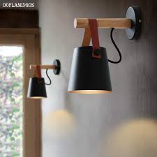 Applique Murale Led En Bois Avec Abat Jour Suspendu Parement Mural Applique Murale Led Applique Murale Bois