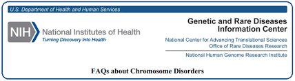 Nih Genetic And Rare Diseases Information Center Gard Faqs About Chromosome Disorders Pdf Rare Disease National Institutes Of Health Genetics