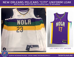 Amazon's choice for new orleans pelicans jersey. New Uniforms Leak For Sixers Pelicans Sportslogos Net News