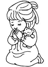 There are some coloring pages of people praying at the bottom of this page. Children Praying Coloring Page Coloring Home