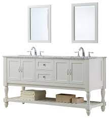 70 inch to 79 inch double sink bathroom vanities from top brands at discount prices. Spencer Double Bathroom Vanity 70 Traditional Bathroom Vanities And Sink Consoles By Direct Vanity Sink 6070d10 Wwc 2m Houzz