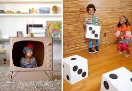 13 Juegos Hechos Con Cajas De Carton Juegos De Cajas Caja De Carton Juguetes De Carton