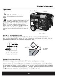 Owners Manual Operation Engine Oil Recommendations