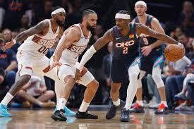 Shai brilha, e Thunder abre 2 a 0 sobre os Suns, mas perde Jalen Williams por lesão